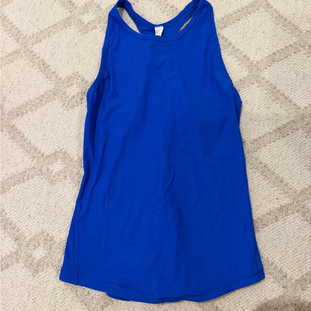 lululemon athletica Women's Ribbed Racerback Tank - Royal Blue